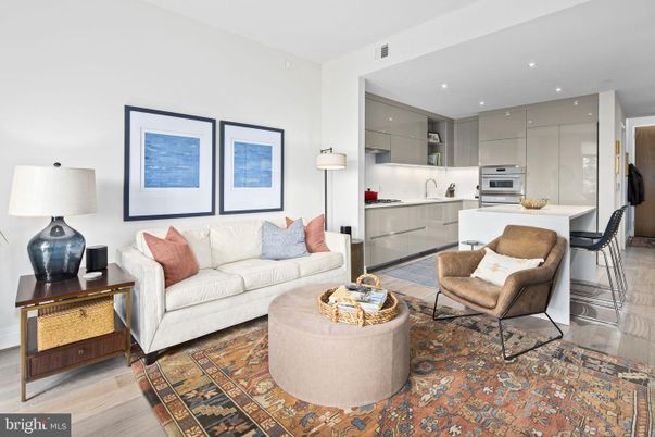 Interior, Kitchen, Living room, Recessed Lighting, Stainless Steel Appliances, Wood Texture Flooring