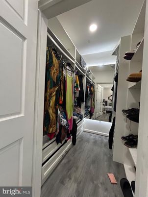 Interior, Recessed Lighting, Walk-in Closets, Wood Texture Flooring
