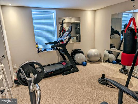 Fitness Equipment, Interior, Recessed Lighting