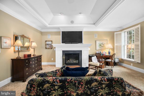 Dining room, Fireplace, Interior, Living room, Recessed Lighting