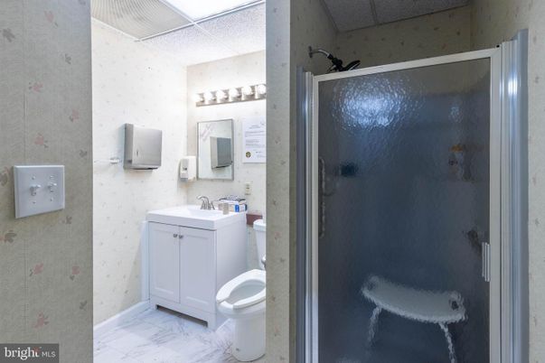 Bathroom, Glass Shower, Interior, Marble
