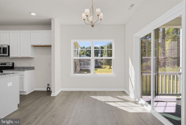Chandelier, Interior, Kitchen, Recessed Lighting, Wood Texture Flooring