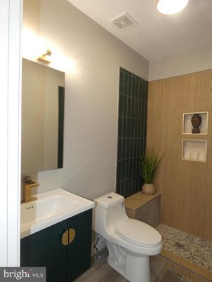 Bathroom, Interior, Wood Texture Flooring