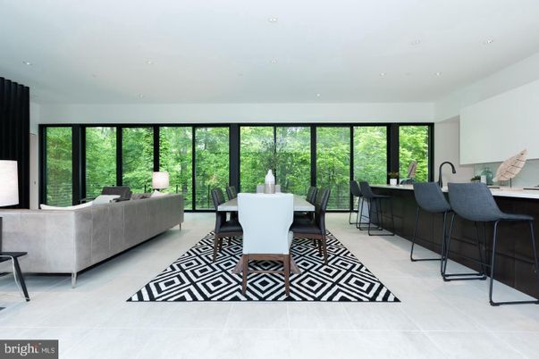 Dining room, Interior, Living room, Recessed Lighting