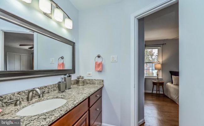 Bathroom, Bedroom, Dual Sink Vanities, Interior, Wood Texture Flooring