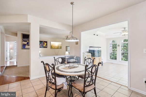 Dining room, Interior, Pendant Lights