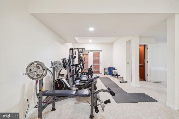 Fitness Equipment, Interior, Recessed Lighting