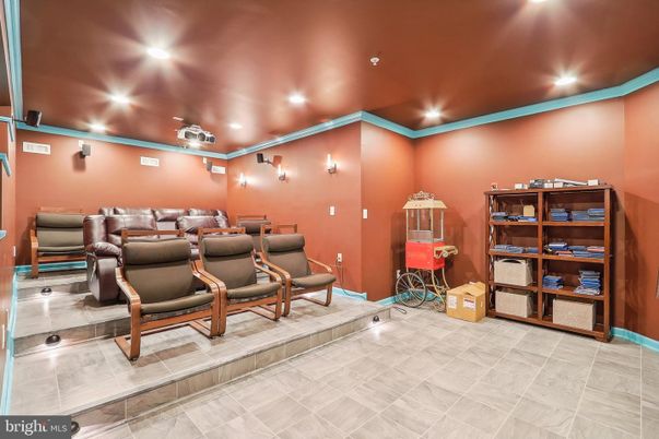 Home Theatre Room, Interior, Recessed Lighting, Theatre Room