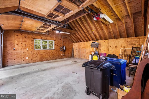 Garage, Interior, Wooden Beams, Wooden Ceilings, Wooden Walls