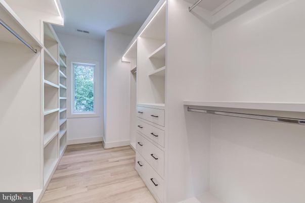 Interior, Walk-in Closets, Wood Texture Flooring