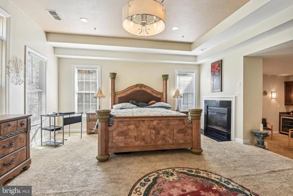 Bedroom, Fireplace, Interior, Recessed Lighting