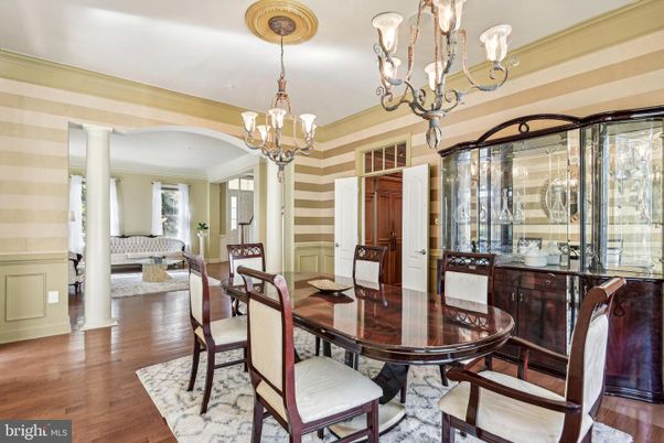 Chandelier, Dining room, Interior, Living room, Wood Texture Flooring