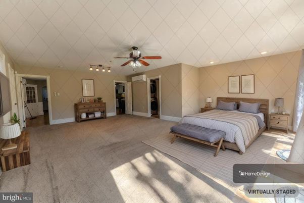 Bedroom, Interior, Recessed Lighting