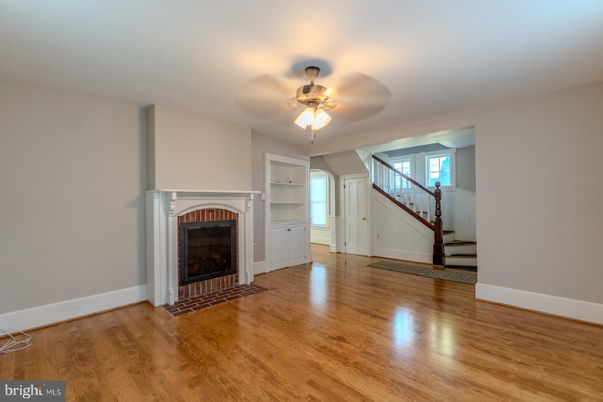 Empty room, Fireplace, Interior, Wood Texture Flooring