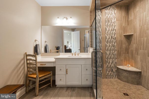 Bathroom, Interior, Wood Texture Flooring