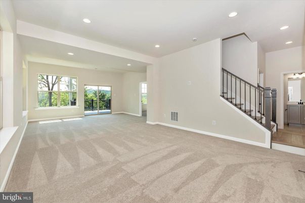 Empty room, Interior, Recessed Lighting