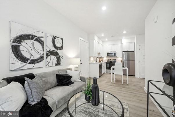 Interior, Kitchen, Living room, Recessed Lighting, Stainless Steel Appliances, Wood Texture Flooring