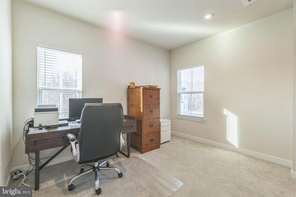 Home Office, Interior, Recessed Lighting