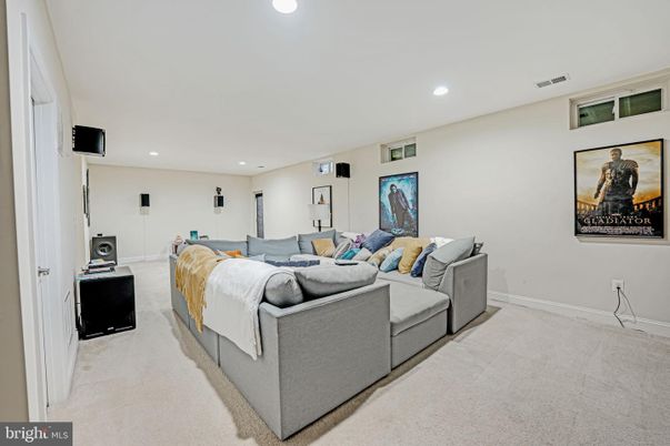 Interior, Living room, Recessed Lighting