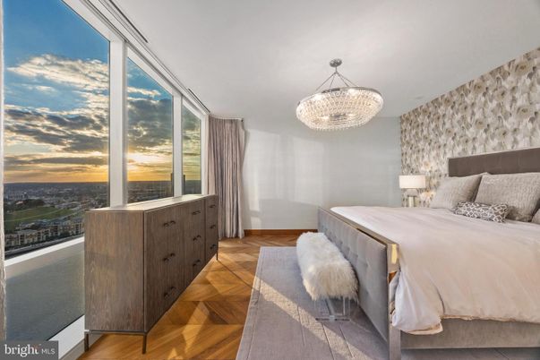 Bedroom, Chandelier, Interior, Wood Texture Flooring