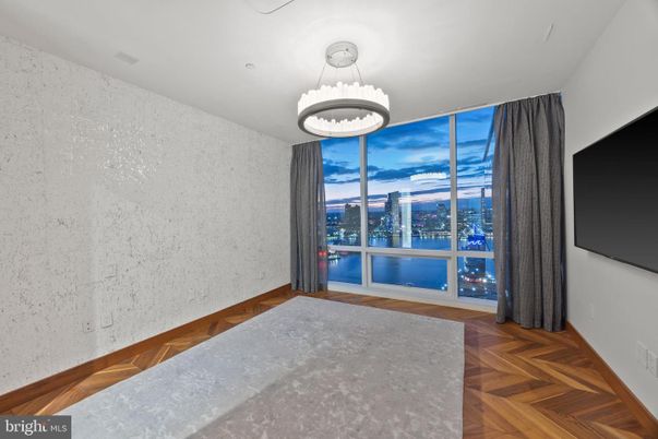 Chandelier, Empty room, Interior, Wood Texture Flooring