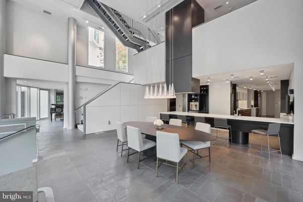 Dining room, Interior, Kitchen, Pendant Lights, Recessed Lighting