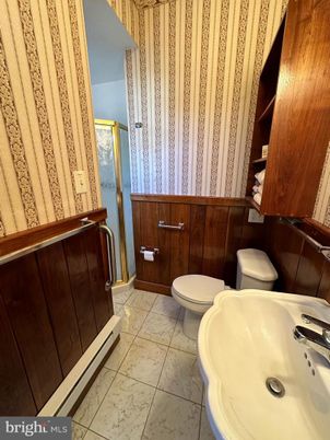 Bathroom, Interior, Wooden Walls