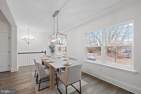 Chandelier, Dining room, Interior, Pendant Lights, Wood Texture Flooring