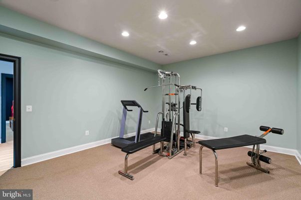 Fitness Equipment, Interior, Recessed Lighting
