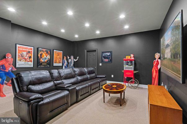 Home Theatre Room, Interior, Recessed Lighting, Theatre Room