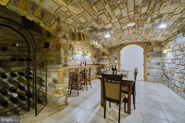 Interior, Stone Walls, Wine Storage