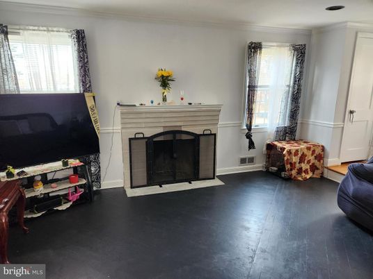 Fireplace, Interior, Wood Texture Flooring