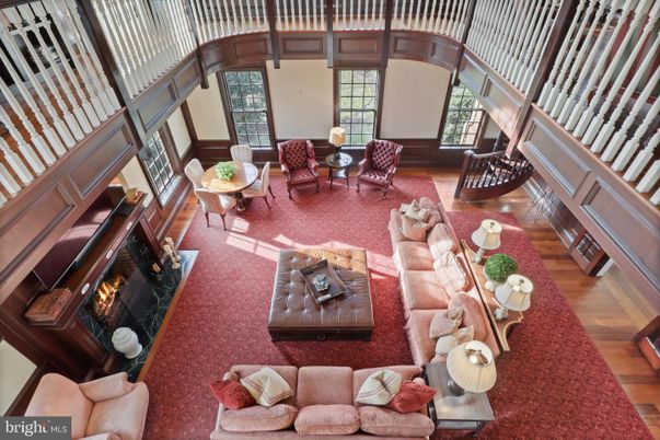 Dining room, Fireplace, Interior, Living room, Wood Texture Flooring
