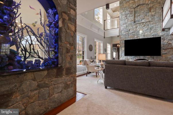 Fireplace, Interior, Living room, Stone Walls