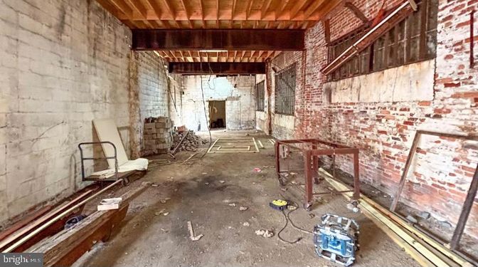 Interior, Stone Walls, Wooden Beams