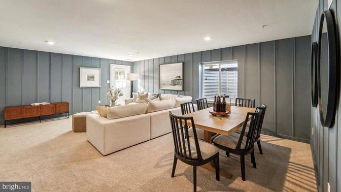 Dining room, Interior, Living room, Recessed Lighting