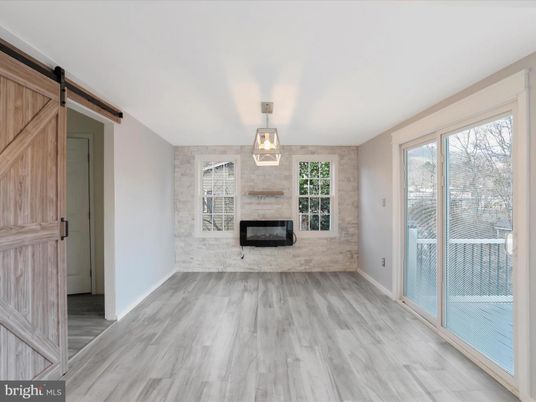 Empty room, Fireplace, Interior, Wood Texture Flooring