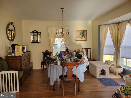 Dining room, Interior, Living room, Pendant Lights, Wood Texture Flooring