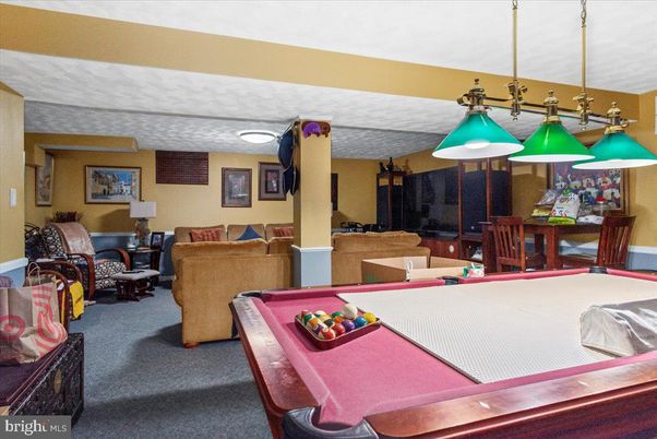 Billiard Table, Game Room, Interior, Living room