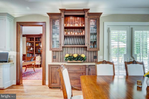 Dining room, Interior, Wood Texture Flooring