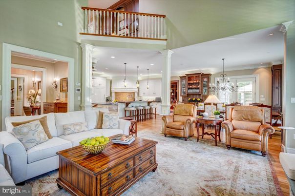 Dining room, Interior, Kitchen, Living room, Pendant Lights, Recessed Lighting, Wood Texture Flooring