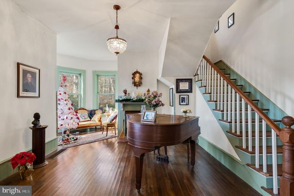 Interior, Pendant Lights, Piano, Wood Texture Flooring