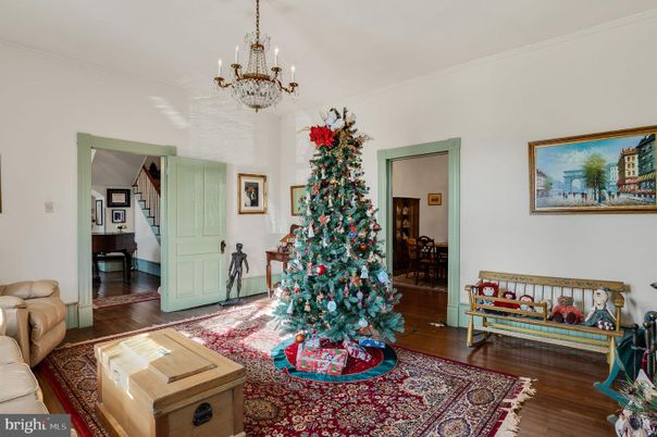 Chandelier, Interior, Wood Texture Flooring
