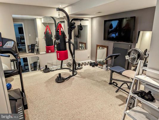 Fitness Equipment, Interior, Recessed Lighting