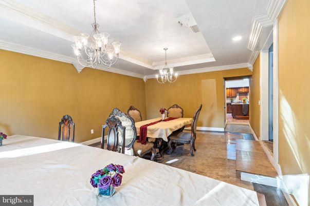 Chandelier, Dining room, Interior