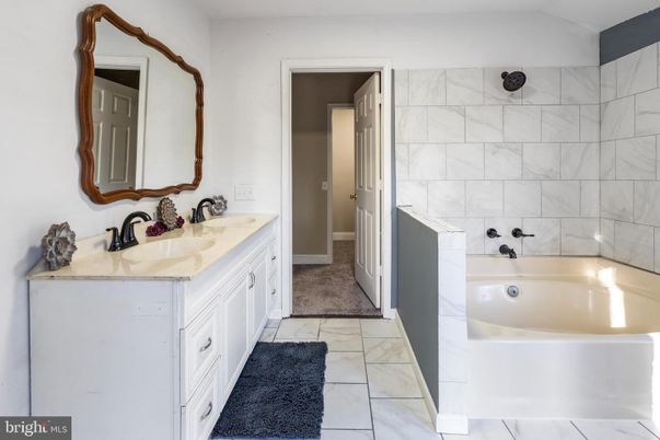 Bathroom, Dual Sink Vanities, Interior, Marble, Marble Walls