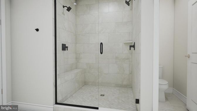 Bathroom, Glass Shower, Interior
