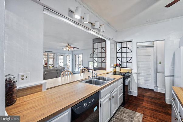 Interior, Kitchen, Wood Texture Flooring