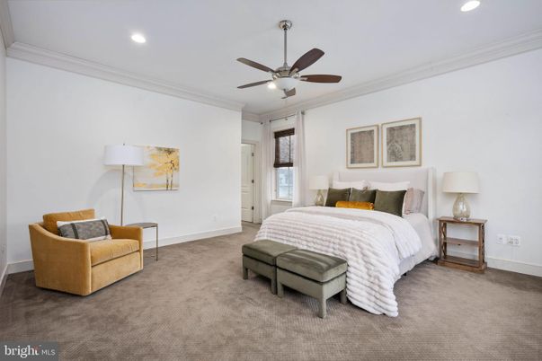 Bedroom, Interior, Recessed Lighting