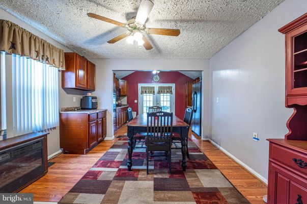 Dining room, Interior, Wood Texture Flooring